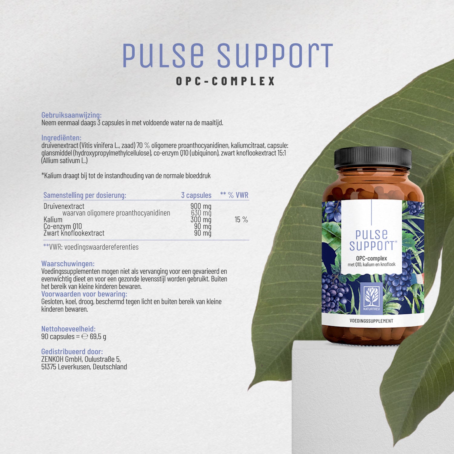 Blutdruck OPC Komplex NL Etikett