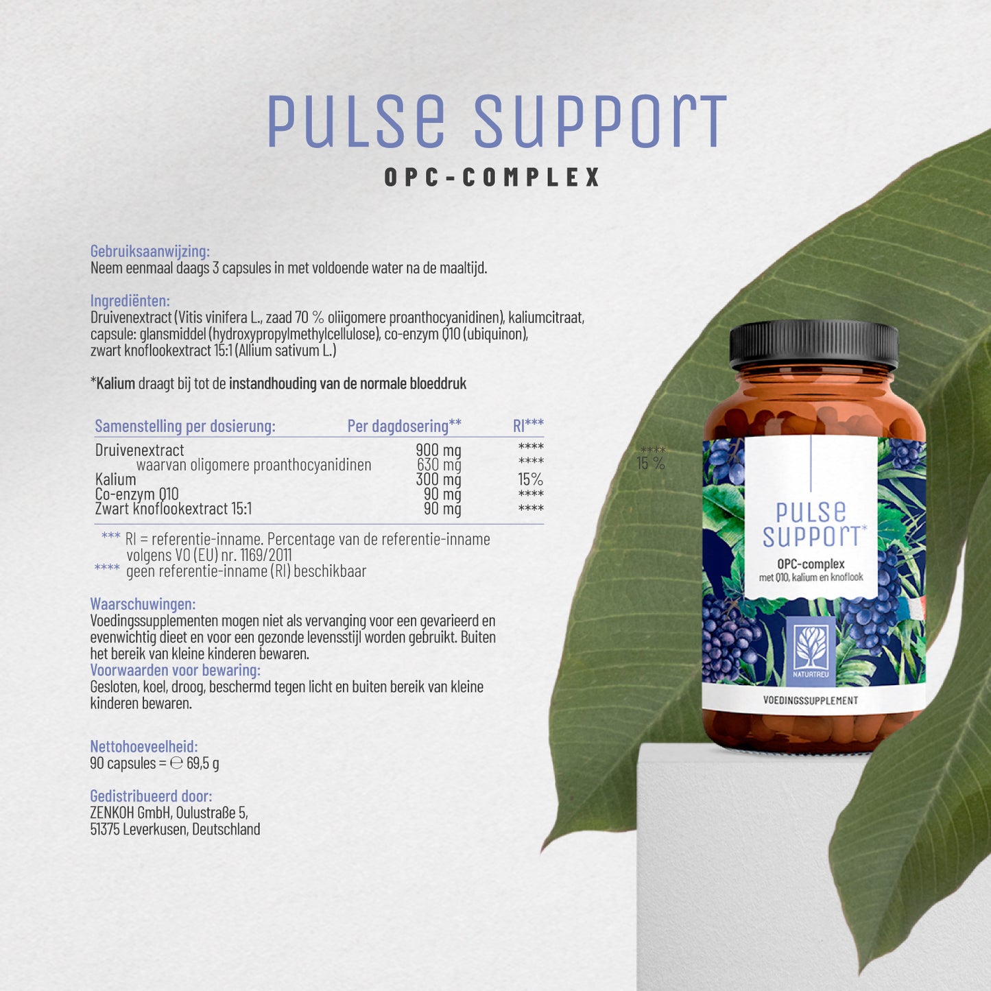 Blutdruck NL Etikett