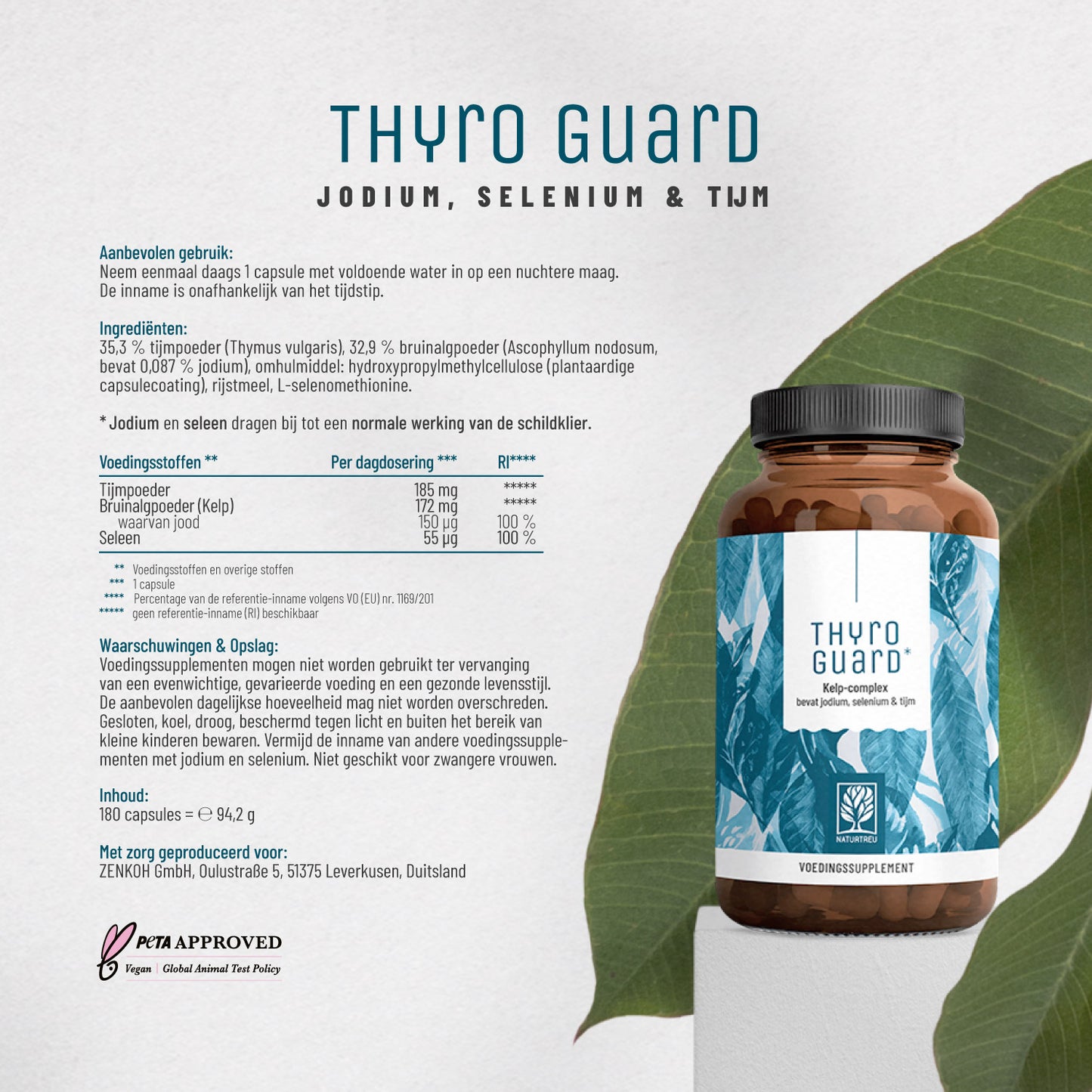 Druesenschild Kelp-Komplex NL Jod Etikett