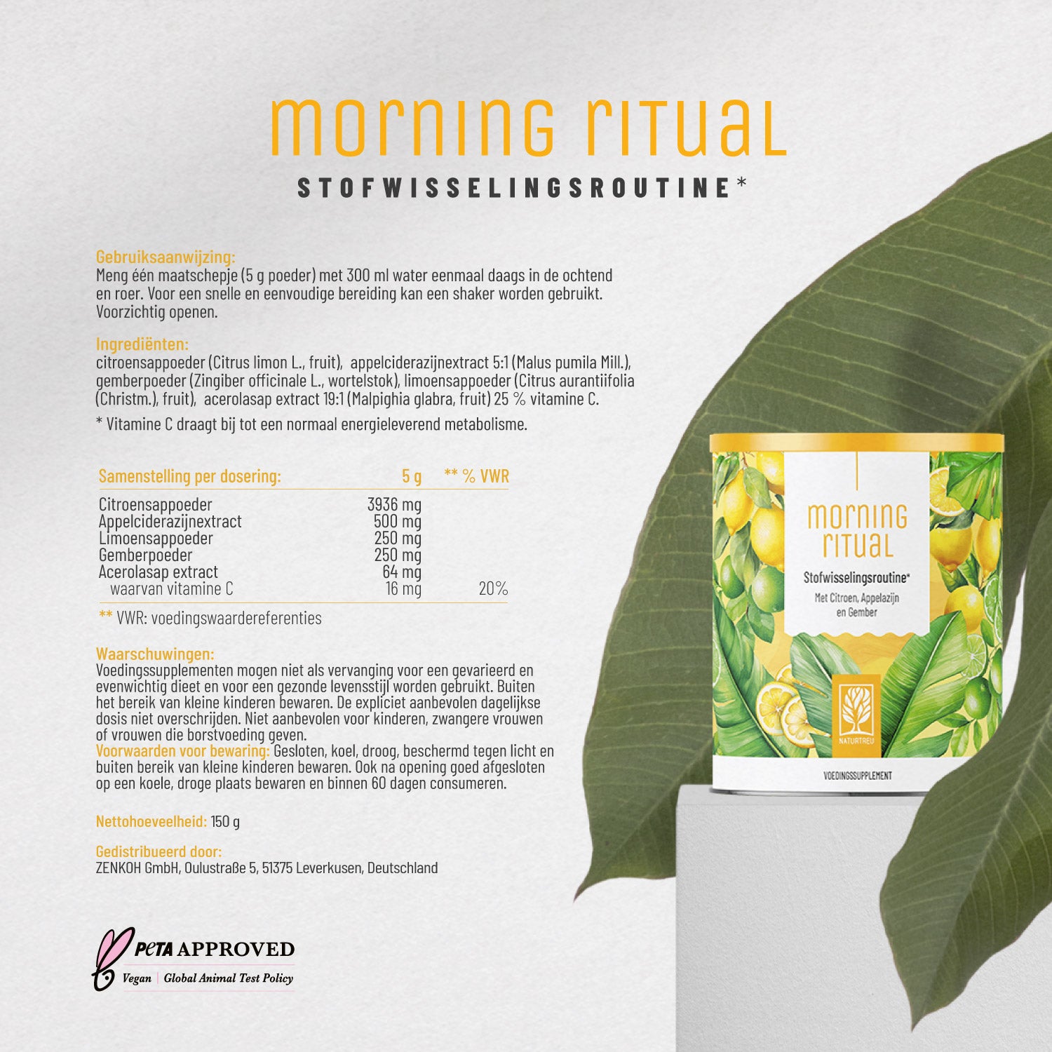 Morgenritual Stoffwechsel-Routine NL Etikett 01