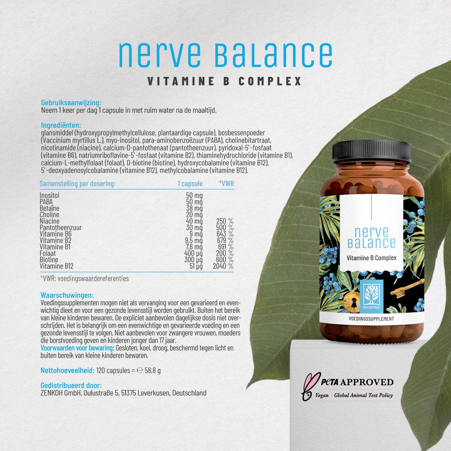 Nervenstark Vitamin-B-Komplex NL Etikett01