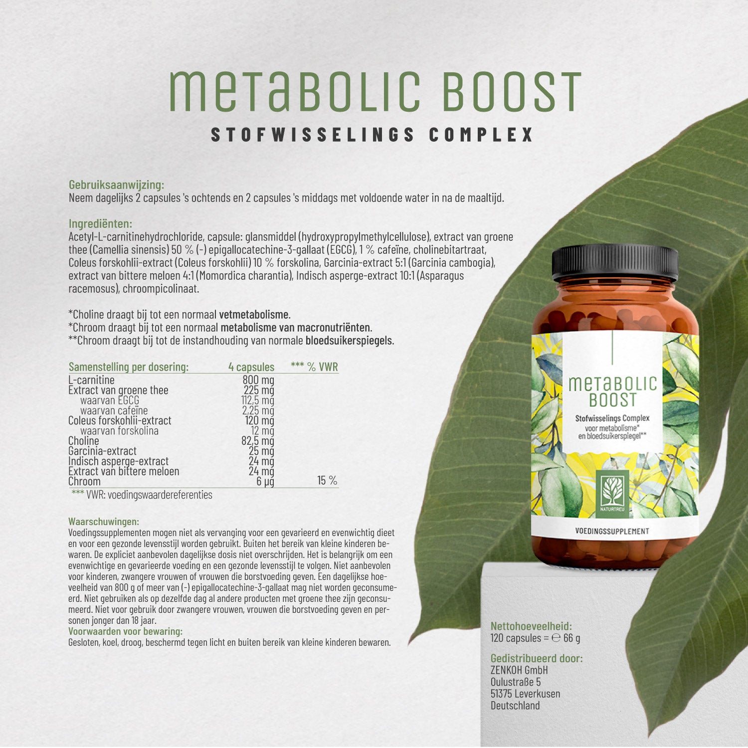 Stoffwechsel Metabolismus-Komplex NL Etikett 01