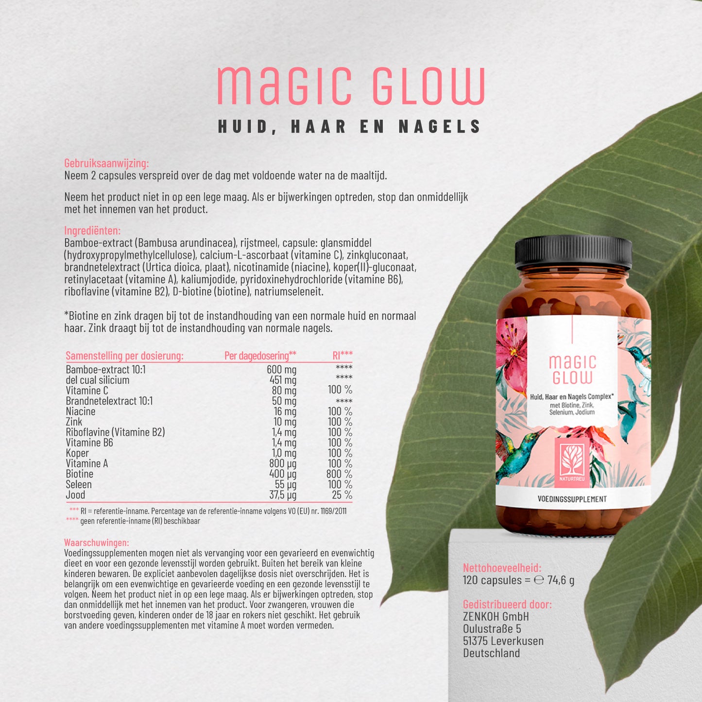 Zauberhaft Haut Haare Naegel NL Etikett01