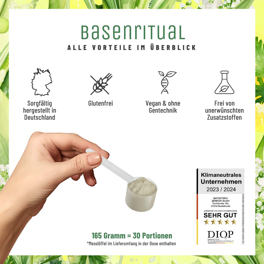 Basenritual Basenpulver mit Phytoessenzen Alle Vorteile