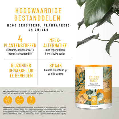 Goldelixier Goldene Milch Hochwertige Inhaltsstoffe