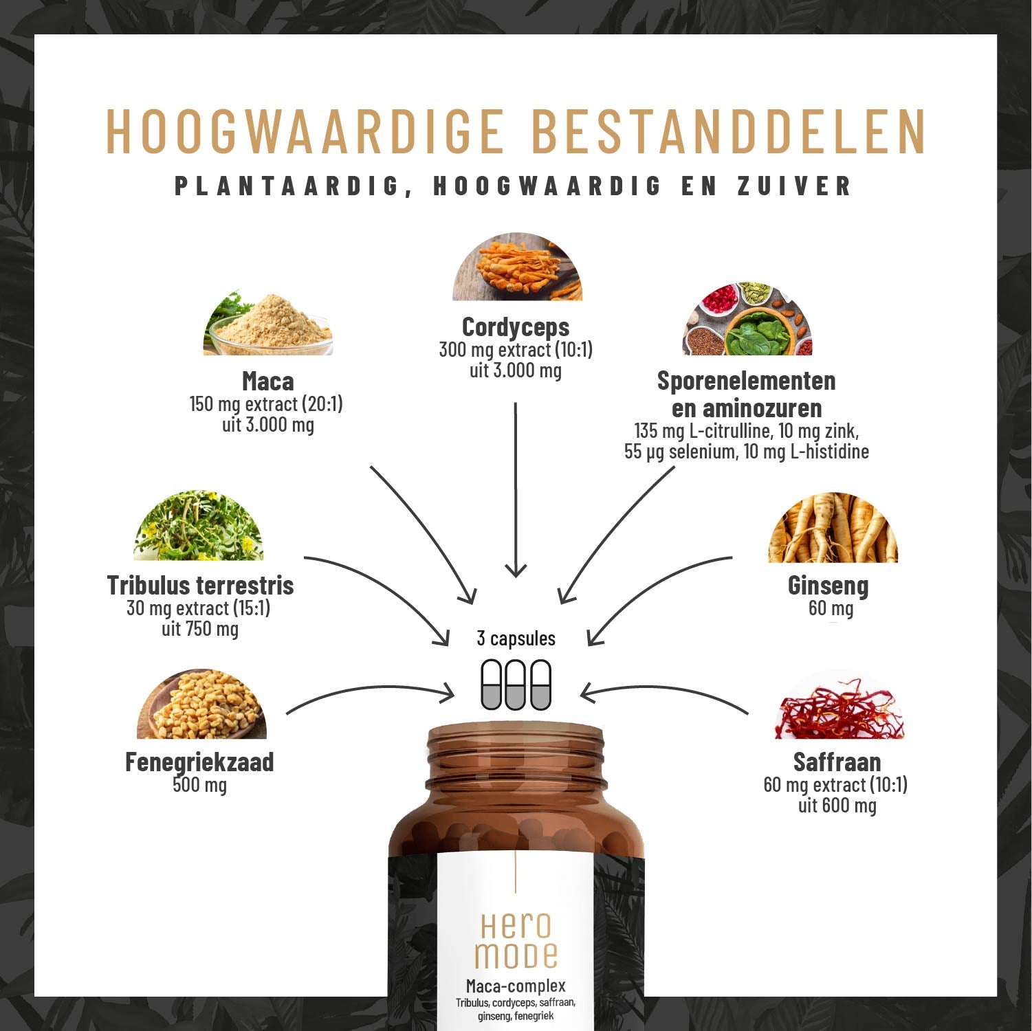 Heldenkraft Maca-Komplex NL Hochwertige Inhaltsstoffe