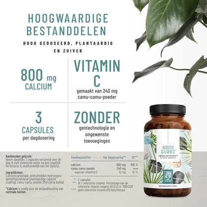 Knochenstark Calcium Vitamin C NL Hochwertige IInhaltsstoffe