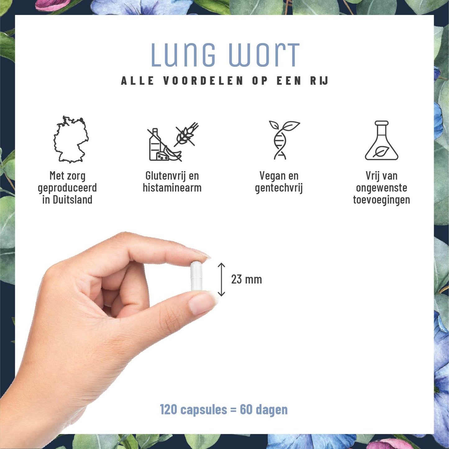 Lung Wort Meteucalyptus, Tijm en NAC NL Alle Vorteile