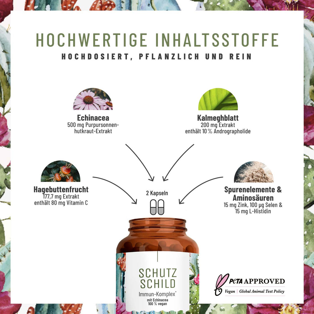 Schutzschild Immun-Komplex Hochwertige-Inhaltsstoffe