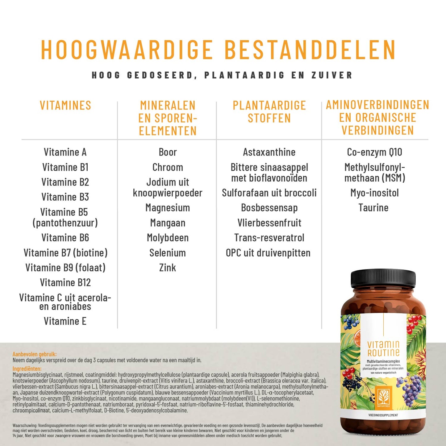 Vitaminquelle Multivitamin-Komplex NL Hochw Inhaltsstoffe 