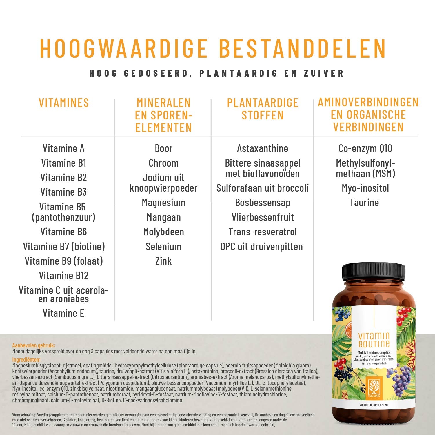 Vitaminquelle Multivitamin-Komplex NL Hochw Inhaltsstoffe 