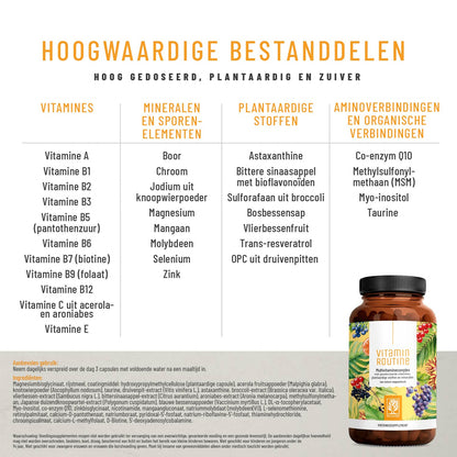Vitaminquelle Multivitamin-Komplex NL Hochw Inhaltsstoffe 